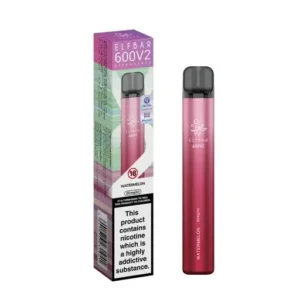 Buy Elf Bar Vape Europe, Elf Bar 600 V2 Disposable Vape Watermelon, Disposable vape UK, Best disposable vape Europe, Watermelon vape pods Ireland