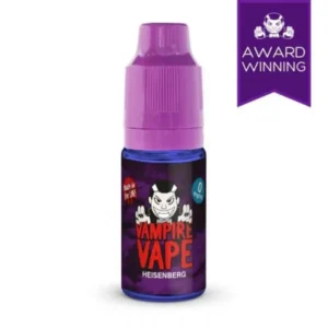 Buy Vampire Vape Heisenberg 10ml E-Liquid online, Vampire Vape Heisenberg E-Liquid UK, Heisenberg 10ml vape juice, Blueberry menthol vape liquid, Heisenberg